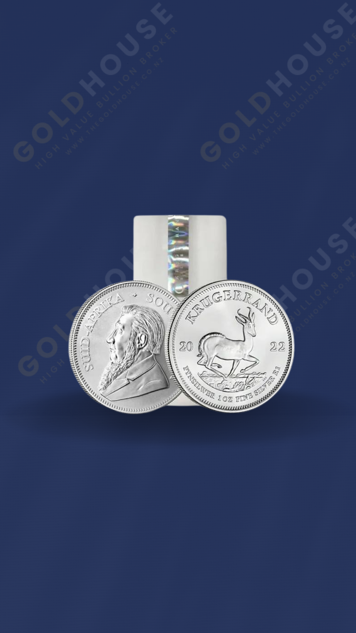 Tube-Silver-Krugerrand-2022-Monster-Box-1oz-X-500-www.thegoldhouse.co.nz Tube of 2022 Silver Krugerrand coins - 1oz x 500 - The Gold House